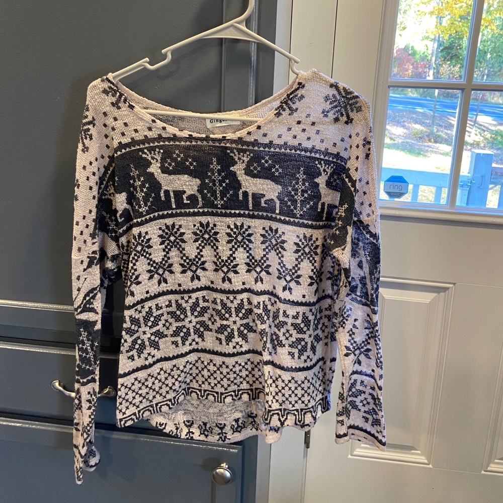 Reindeer Ginger G sweater